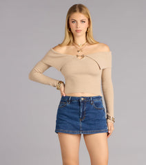 Mini Mood Activated Denim Skort