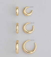Always A Trio Three Pack Earrings Set