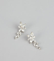 Sparkle Trail Rhinestone Earrings