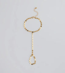 Chic Destiny Disc Coin Hand Chain