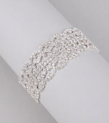 Luxe And Luminous Rhinestone Bracelet