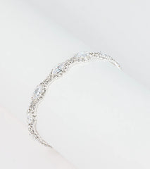 Classic Glamour Rhinestone Tennis Bracelet