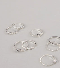 Leave You Breathless Eight Pack Ring Set
