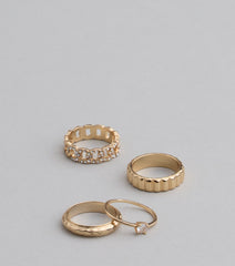 Infinite Glow Four-Pack Ring Set