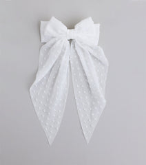 Love In the Air Sheer Hair Bow Clip