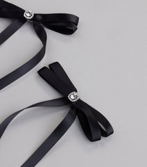Hint Of Glamour Two Pack Hair Bow Set
