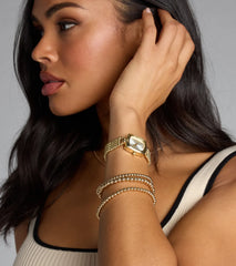 Fashionably Late Beaded Watch