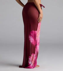 Yacht Babe Floral Swim Cover Up