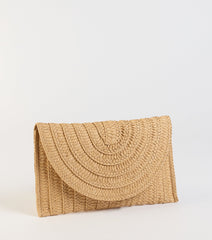 Palm Beach Straw Clutch