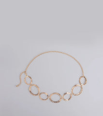 Trendy Element Oval Chain Belt
