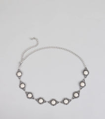 Changing The Game Stone Concho Chain Belt
