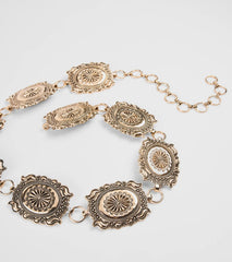 Western Stage Statement Concho Belt