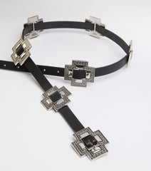 Main Attraction Cross Metal Belt