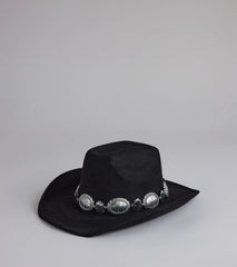 Western Chic Faux Suede Cowboy Hat