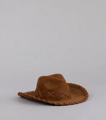 Rodeo Romping Lace-Up Cowboy Hat