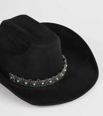 Western Babe Faux Suede Cowboy Hat