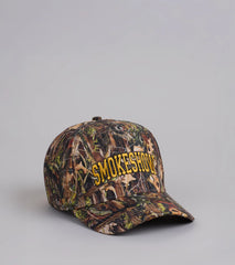 Smokeshow Camouflage Snap Back Hat