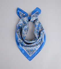 Cause A Stir Floral Satin Scarf