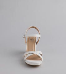 Simplistic Perfection Platform Block Heels