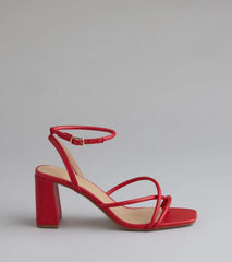 Chic Favorite Strappy Block Heels