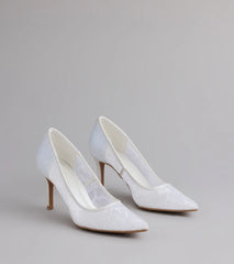 Romance Always Lace Stiletto Pumps