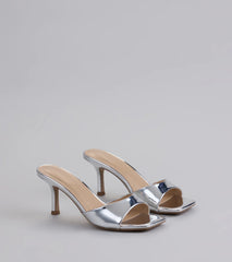 Glam Stunner Stiletto Mules