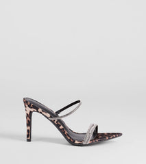 Wild Luxe Leopard And Rhinestone Stiletto Heels