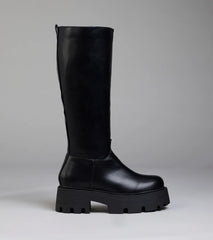 Edgy Essential Platform Lug Boots