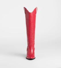 Best In The West Under-The-Knee Cowboy Boots