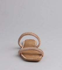 Step Into Glam Rhinestone Sandals