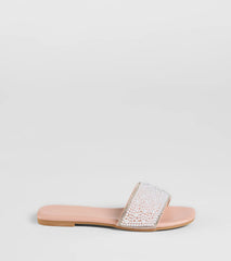 Ever So Chic Rhinestone Pearl Sandals