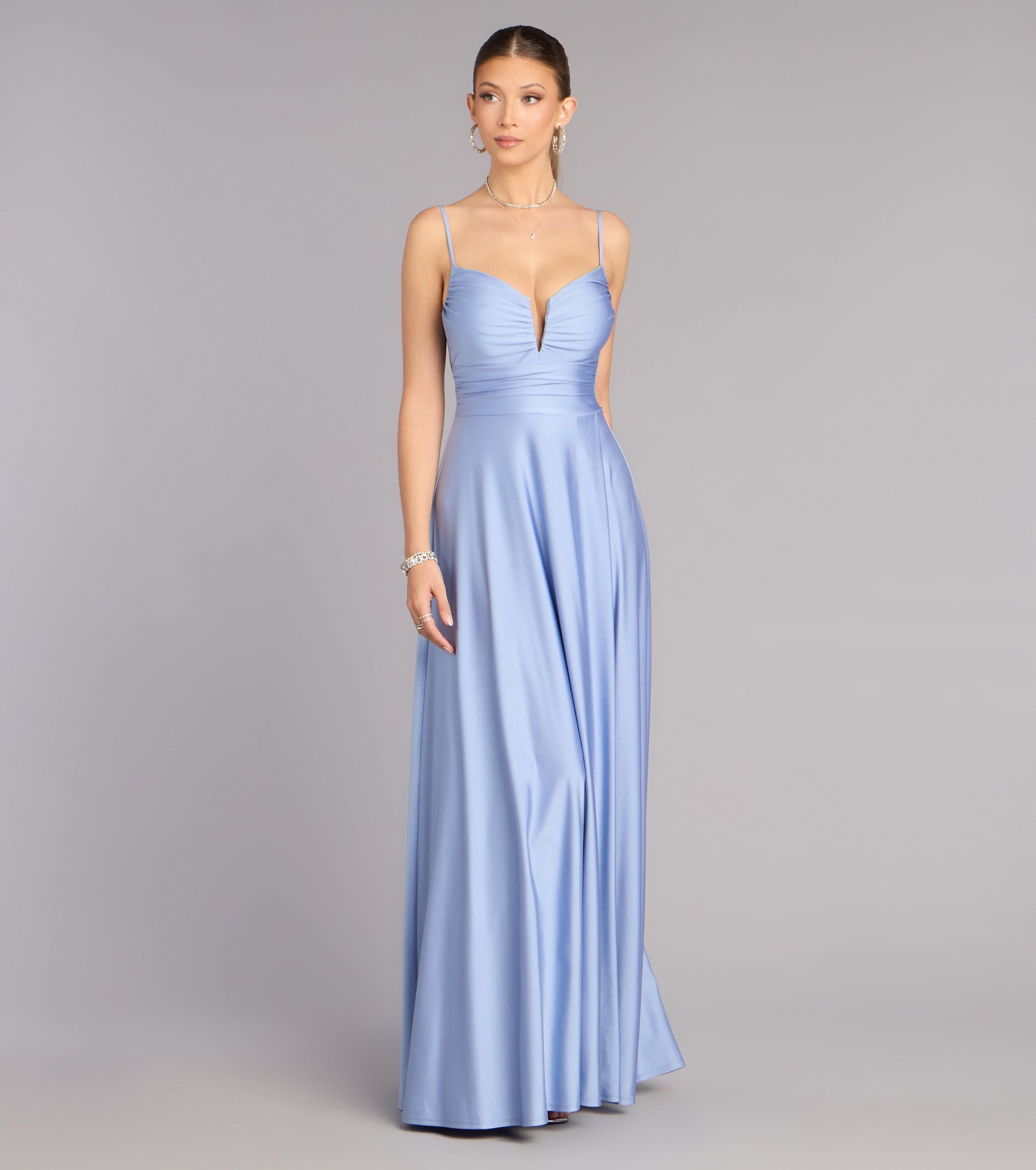 Chantel Low Back A-Line Formal Dress