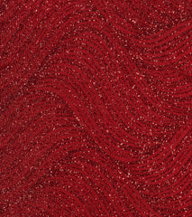 Gretchen Glitter Halter Slit Column Dress
