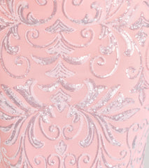 Claire Lace-Up Sequin Mermaid Dress