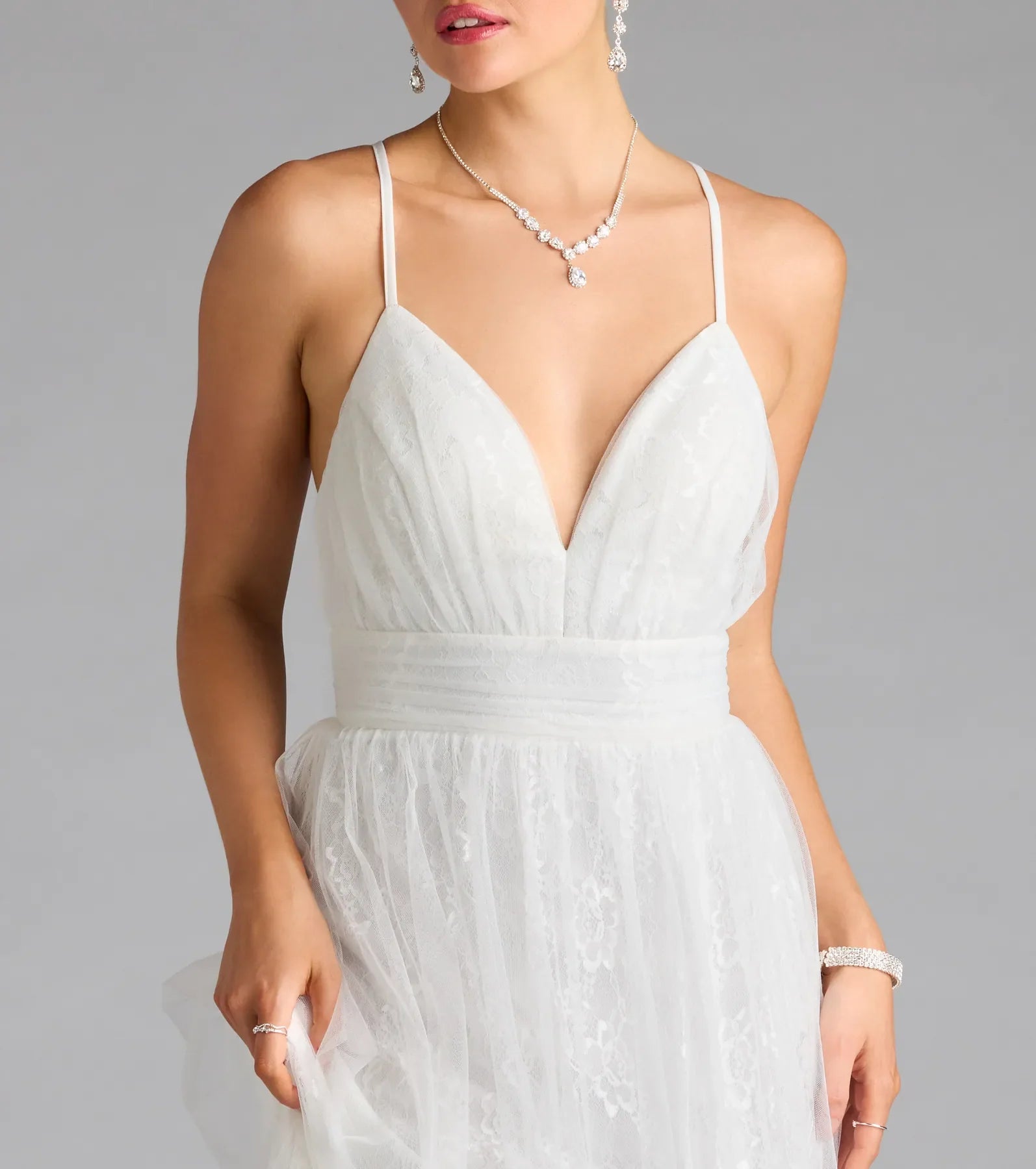 Kimora Lace Tulle A-Line Formal Dress