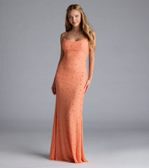 Amara Corset Mermaid Sequin Formal Dress