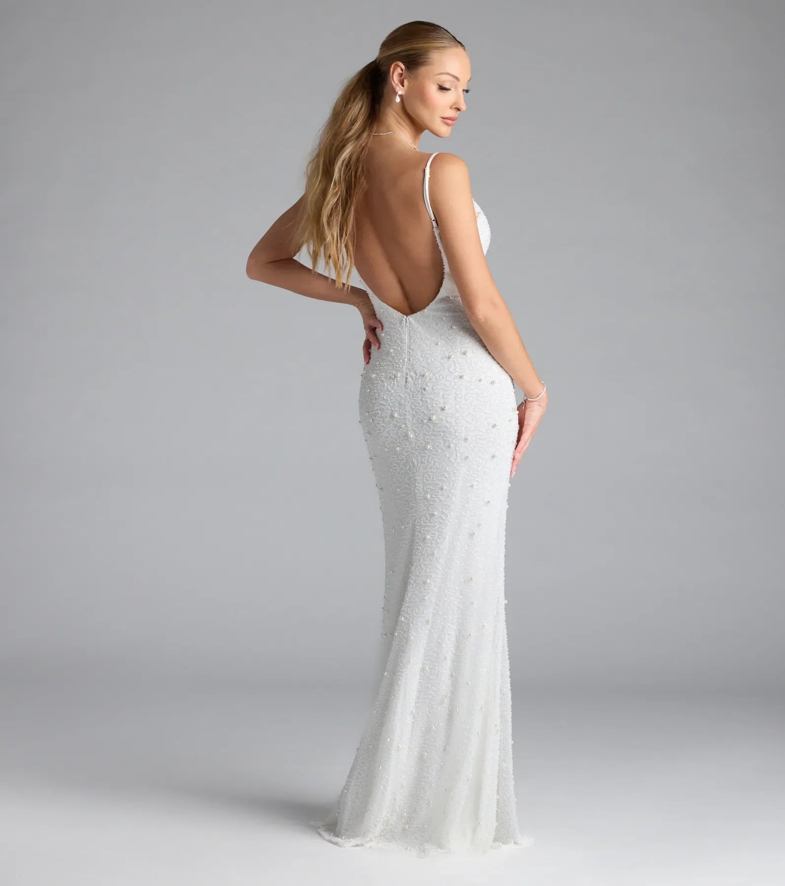 Amara Corset Mermaid Sequin Formal Dress