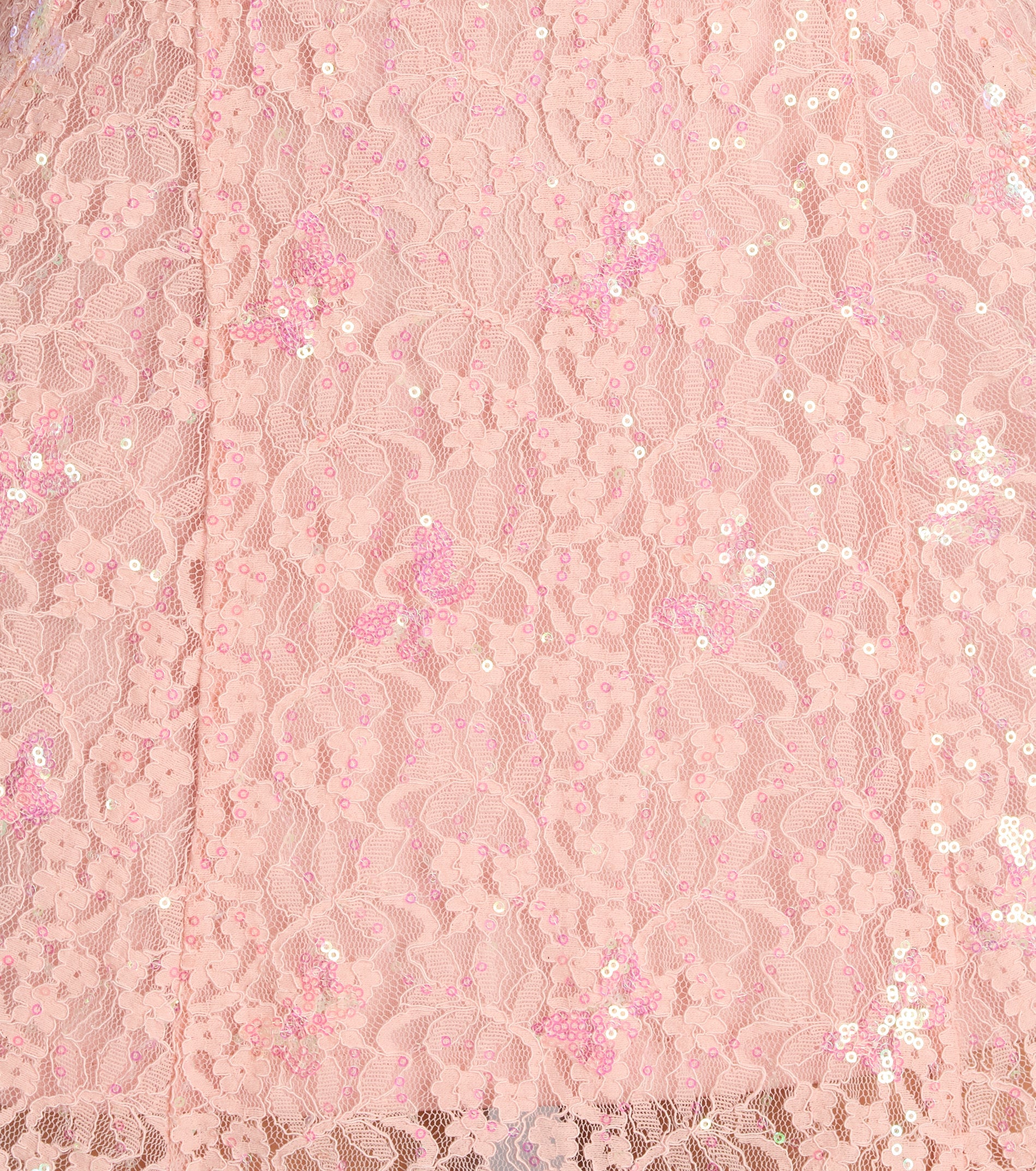 Whimsical Sparkle Butterfly Sequin Lace-Up Skater Dress