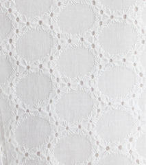 Sweetest Style Lace-Up Eyelet Skater Dress
