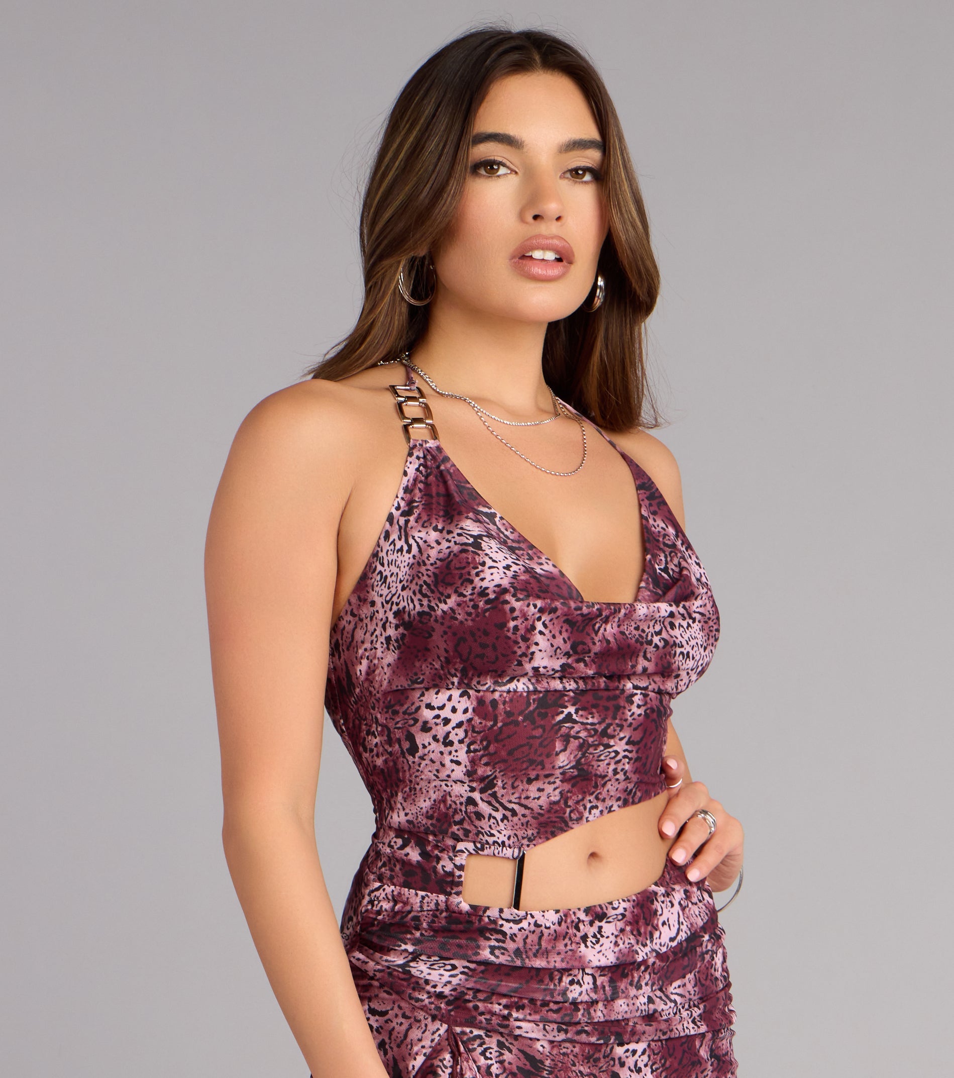 Desert Babe Abstract Cutout Mini Dress
