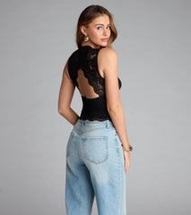 Laced and Unbothered Crop Top
