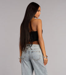 Dragon Daze Mesh Bustier Top