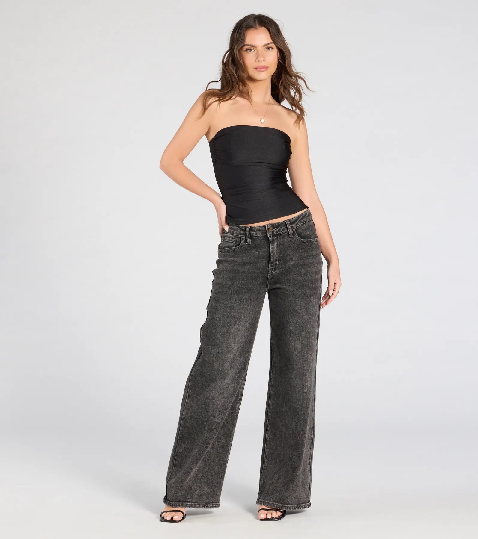 Carefree And Cute Crop Tube Top