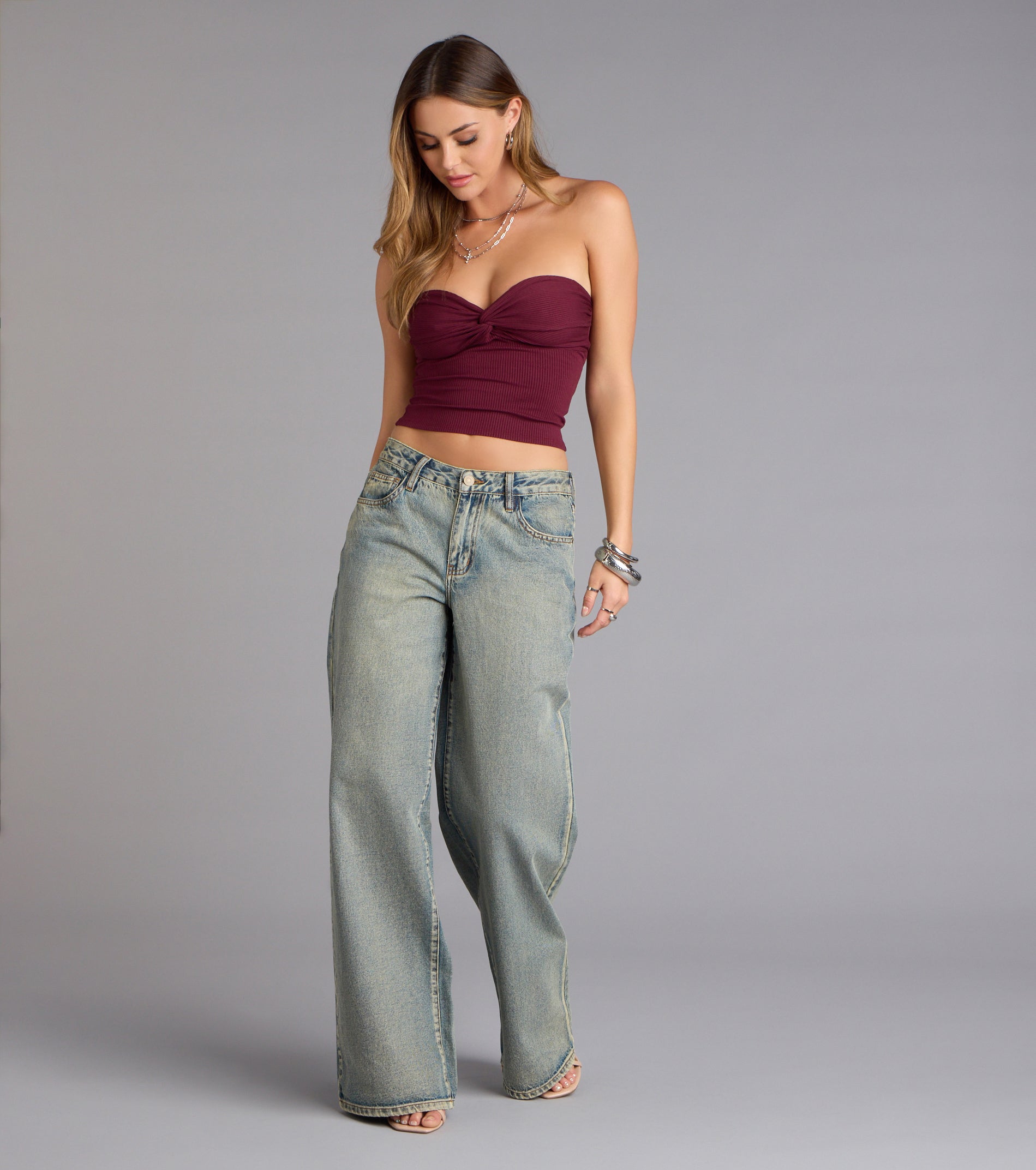 More To Come Twist Tube Crop Top