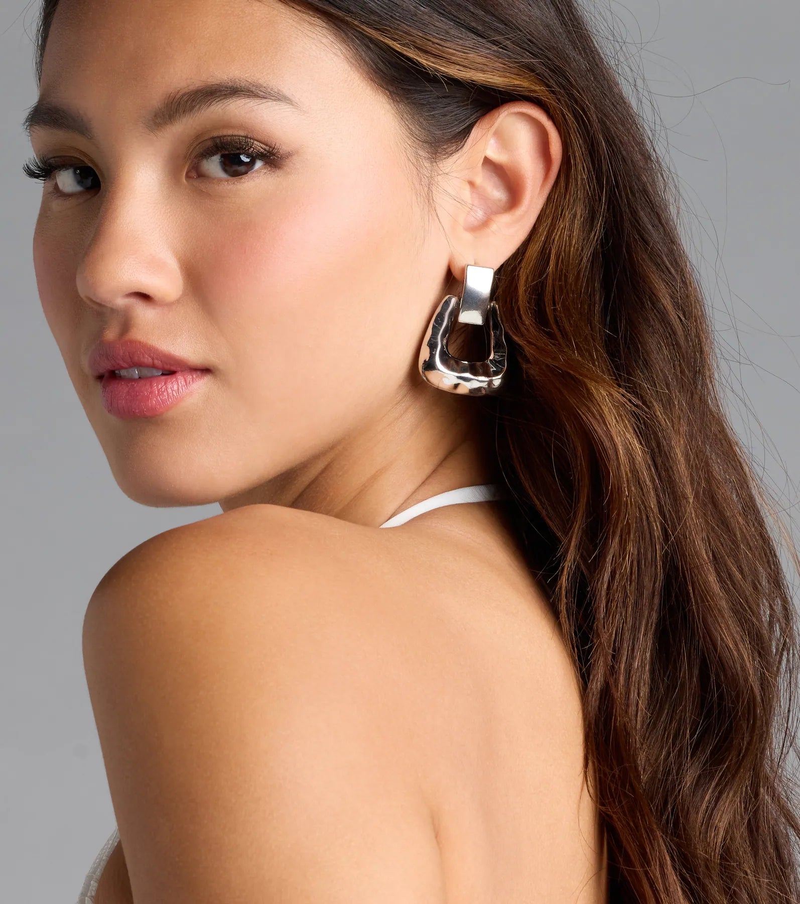 Walk Around Town Door Knocker Earrings