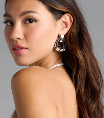 Walk Around Town Door Knocker Earrings