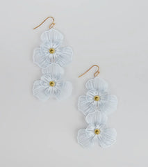 Whimsical Statement Flower Earrings