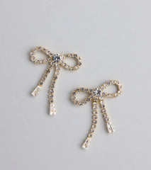Elegant Charm Bow Stud Earrings