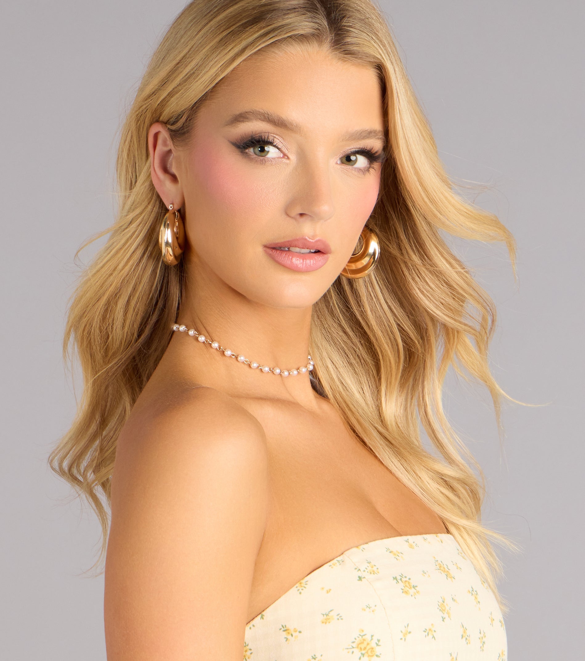 Instant Icon Chunky Hoop Earrings