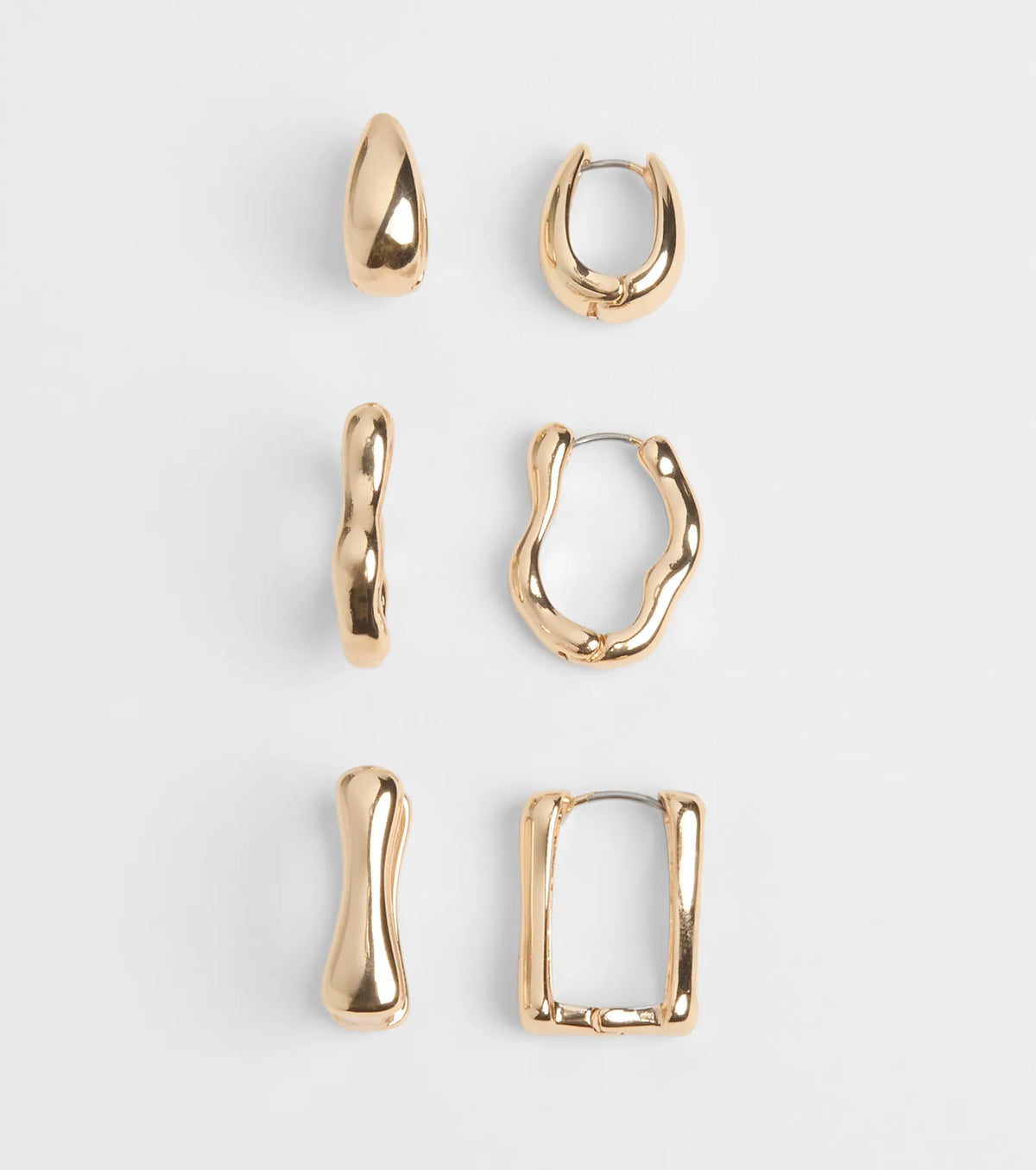 Trendy Mood Three-Pack Hoop Earrings Set